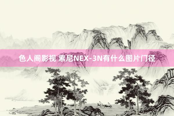 色人阁影视 索尼NEX-3N有什么图片门径