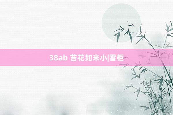 38ab 苔花如米小|雪柜